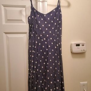 Blue Polka Dot Dress